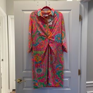 Gretchen Scott dress. Diva size XXXL. Beautiful bright multicolor print.